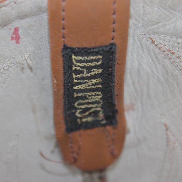 Vintage Dan Post Stitched Design Cowboy Western Boots Men\'s Size 8D 8 D